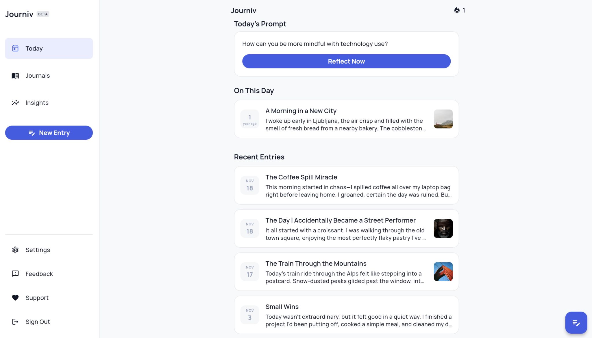 Journiv self hosted privacy first journal app