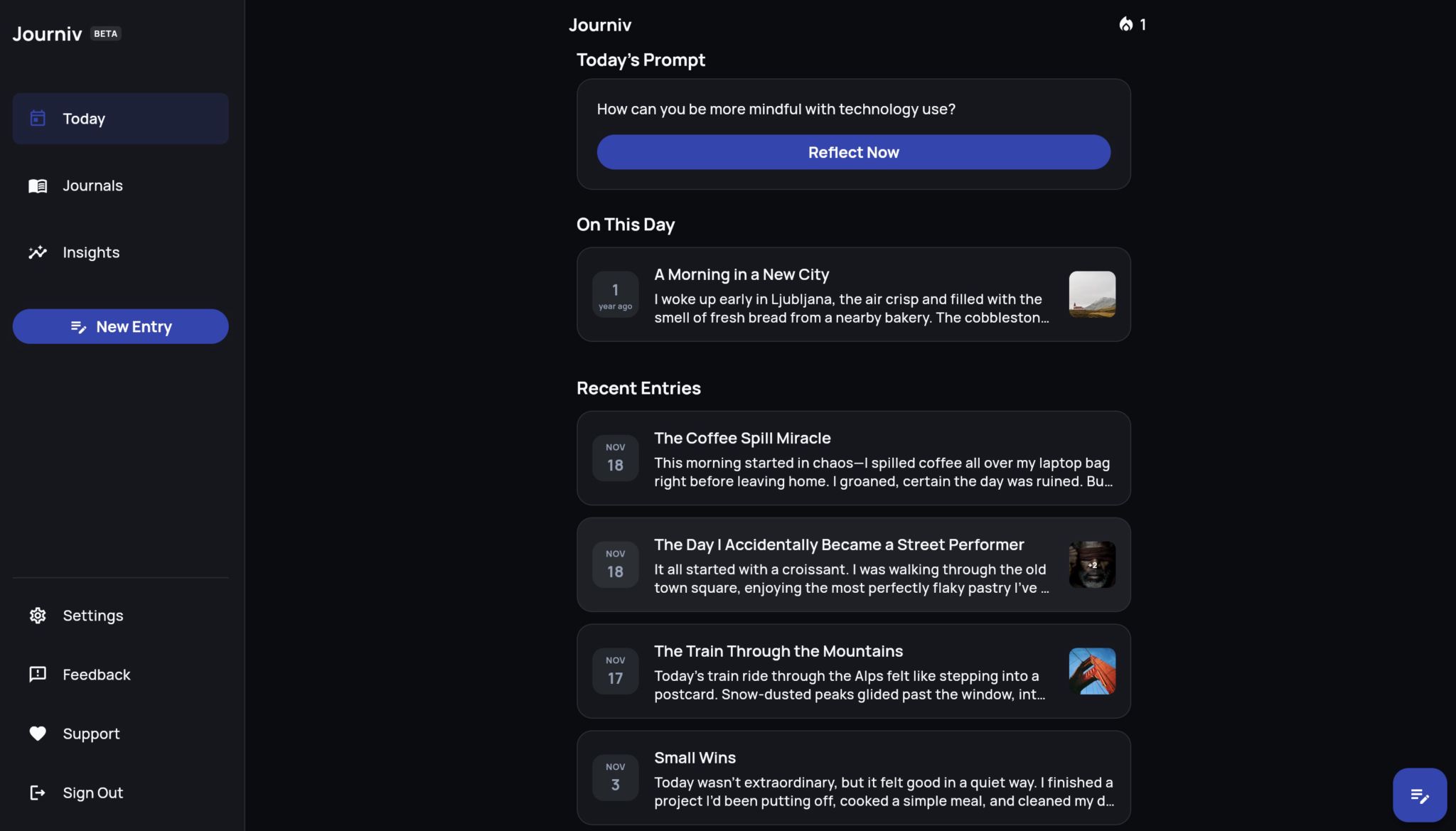 journiv self hosted private journal app