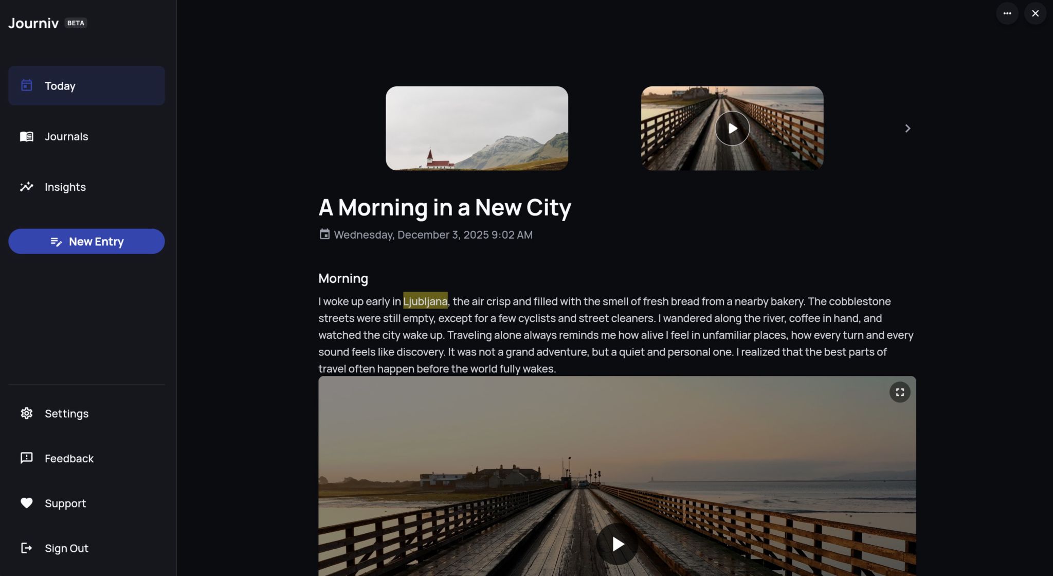 journiv self hosted journal